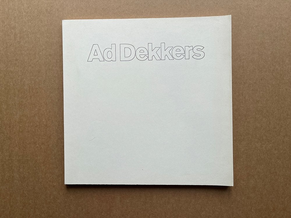 Ad Dekkers Reliefs-Reliefs 1969 – uniek kunstenaarsboek, Boeken, Kunst en Cultuur | Beeldend, Beeldhouwkunst, Ophalen of Verzenden