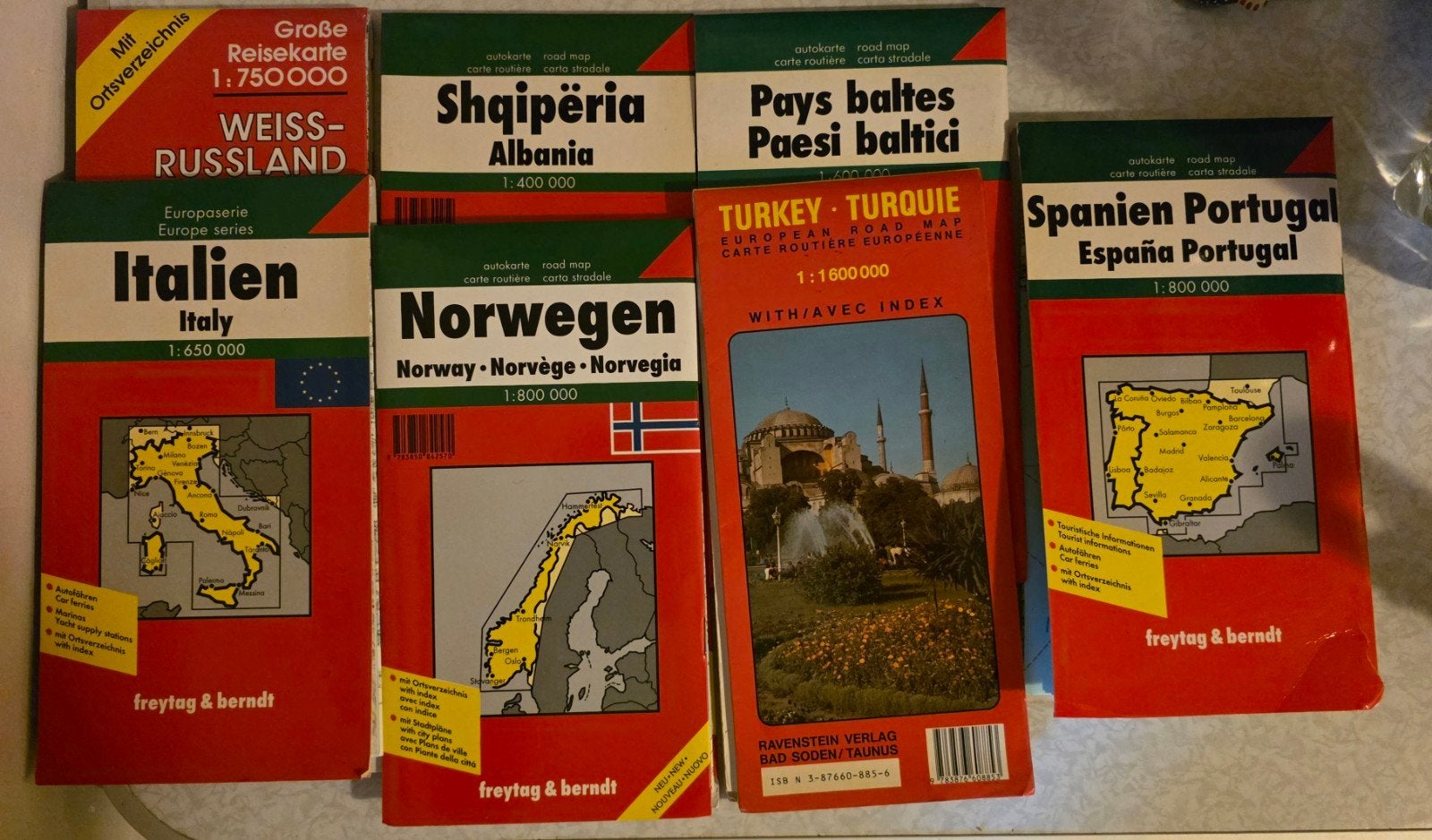 landkaarten ong. 43, Ophalen, Gelezen