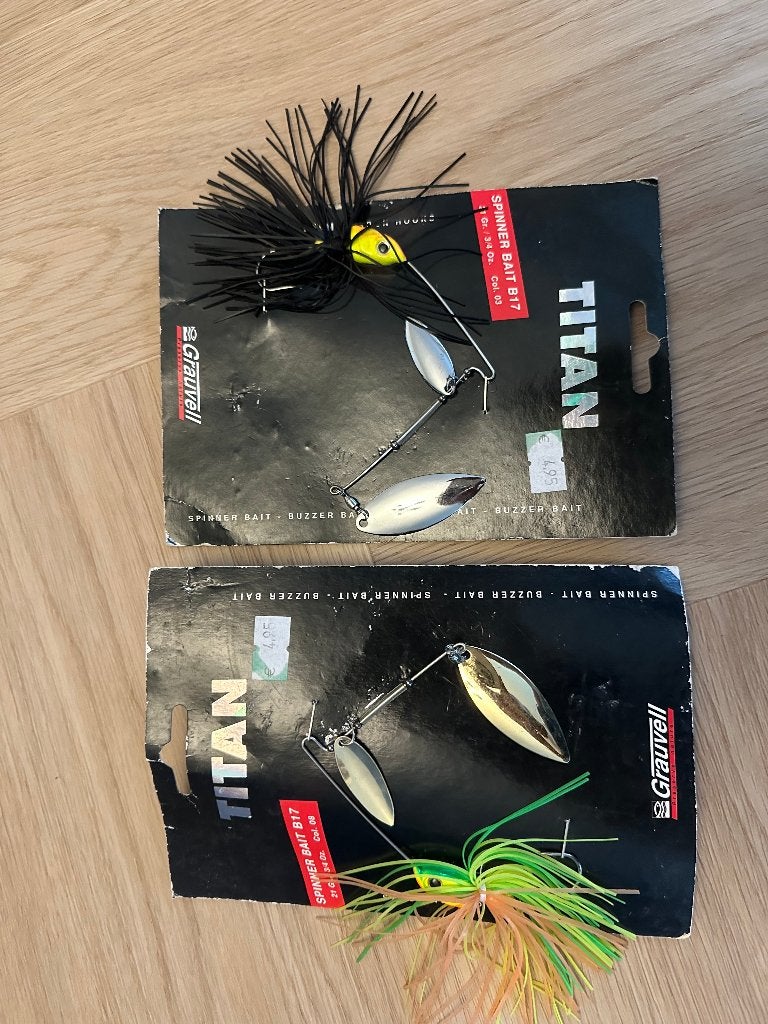 Partij kunstaas  – spinnerbaits, spinners en lepels, Ophalen of Verzenden, Zo goed als nieuw, Overige typen