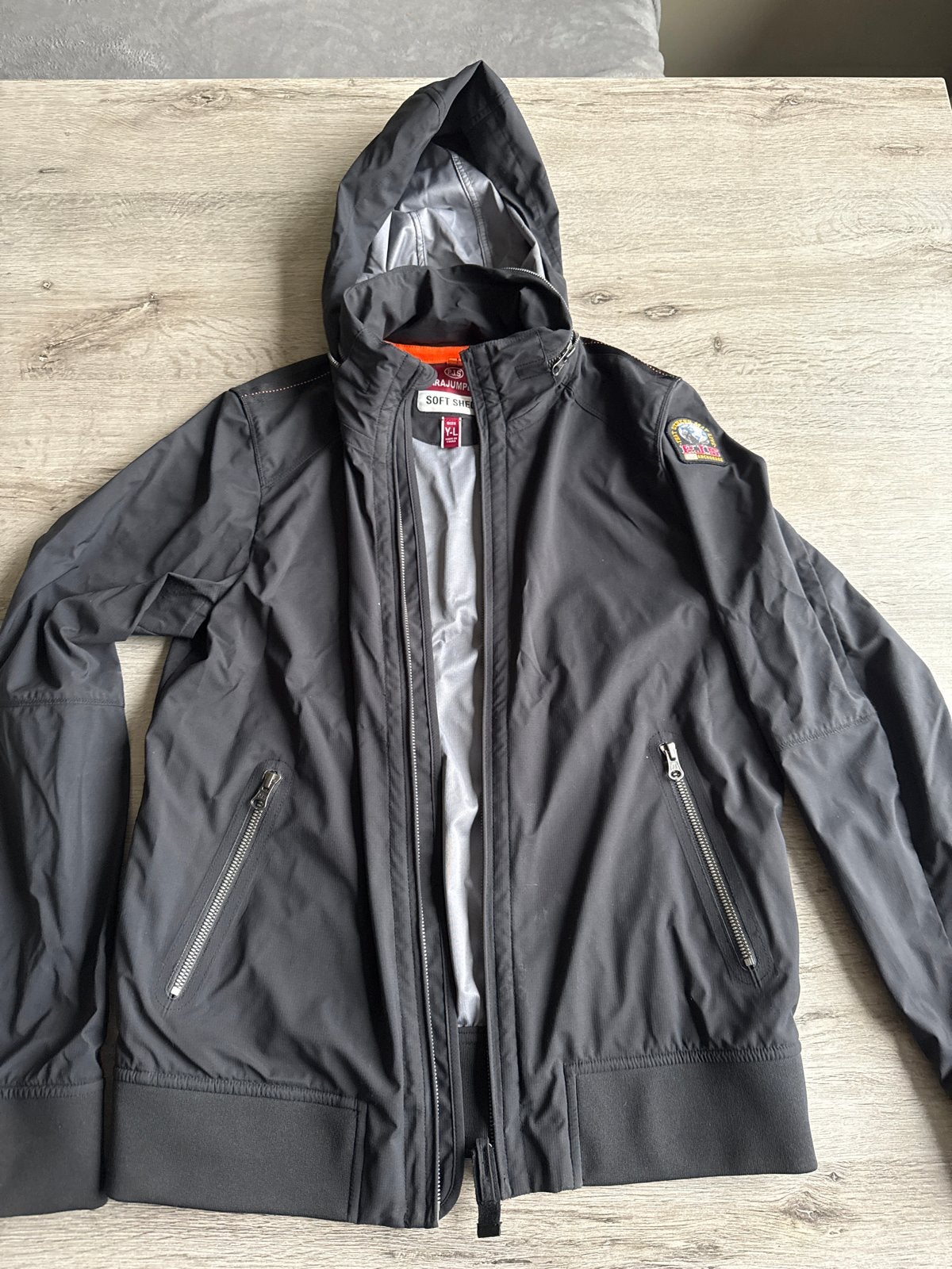 Parajumpers Soft Shell Jas Zwart - Maat Y-L, Ophalen of Verzenden, Zo goed als nieuw, Maat 46 (S) of kleiner, Zwart
