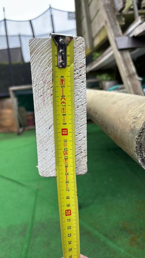 Nieuwe balk 3800x160x60 gegrond, Doe-het-zelf en Verbouw, Hout en Planken, Ophalen, Nieuw, Balk, Overige houtsoorten