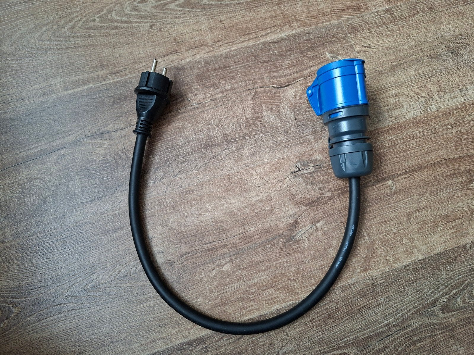 0,5m Frans verloop Neopreen H07RN-F 3x2,5mm2 Schuko naar CEE, Ophalen of Verzenden, Nieuw