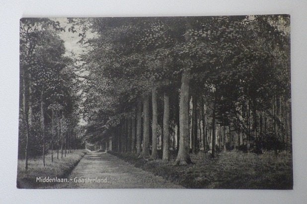 1927 BAKHUIZEN Middenlaan Overdiep Balk, Ophalen, 1920 tot 1940, Gelopen, Friesland