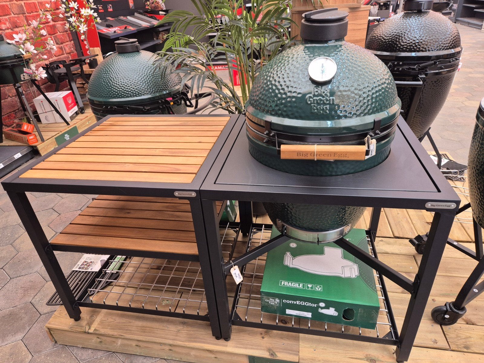 Big Green Egg Kamado BBQ large outdoor kitchen, Ophalen, Nieuw, Big Green Egg