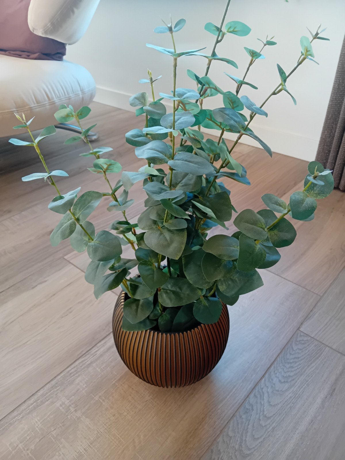 mooie pot met kunstplant, Ophalen of Verzenden
