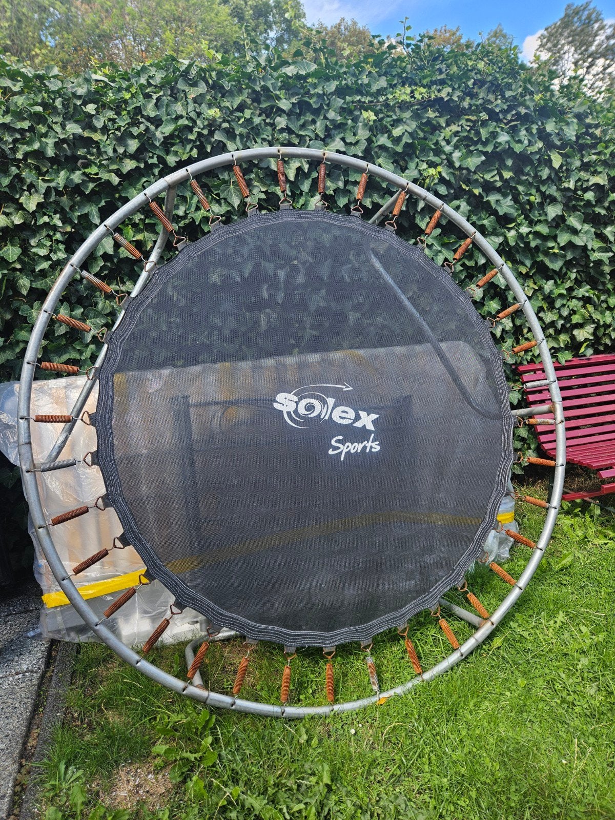 Solex Sports Trampoline - 180cm breed, 50cm hoog, Ophalen, Gebruikt