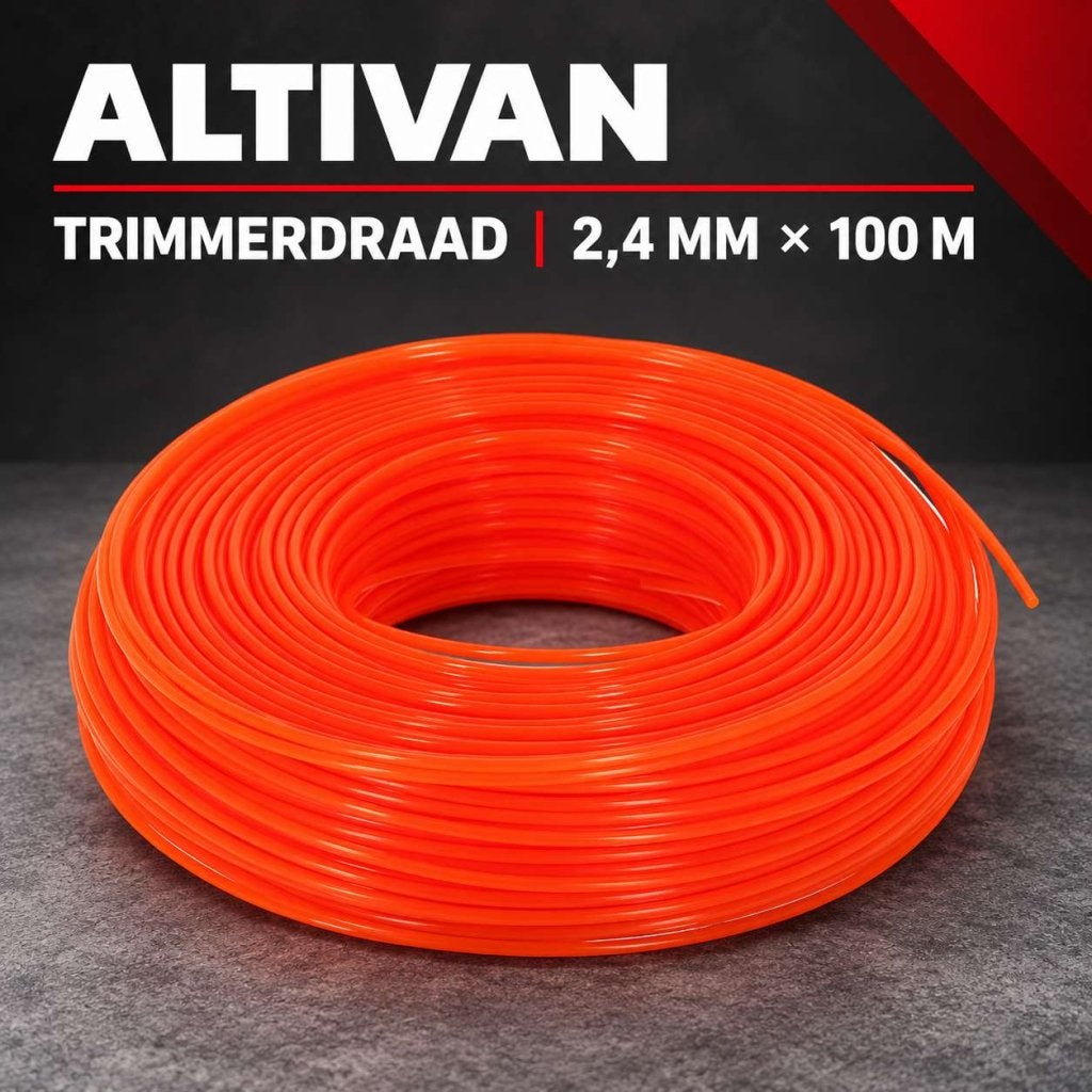 Altivan Trimmerdraad 2,4mm 100 meter nylon maaidraad, Nieuw, <redacted>, Altivan, Ophalen