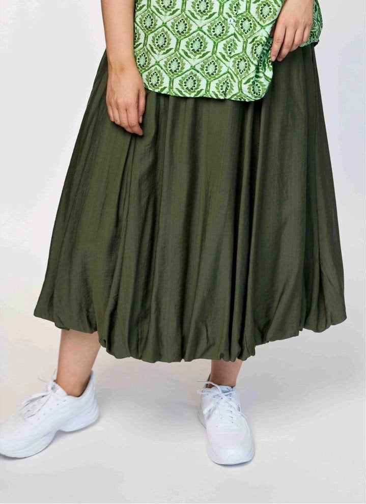 Groene ballonrok Yvonne van Gozzip Maat 46/48/50, Kleding | Dames, Rokken, G, G, G, Maat 46/48 (XL) of groter