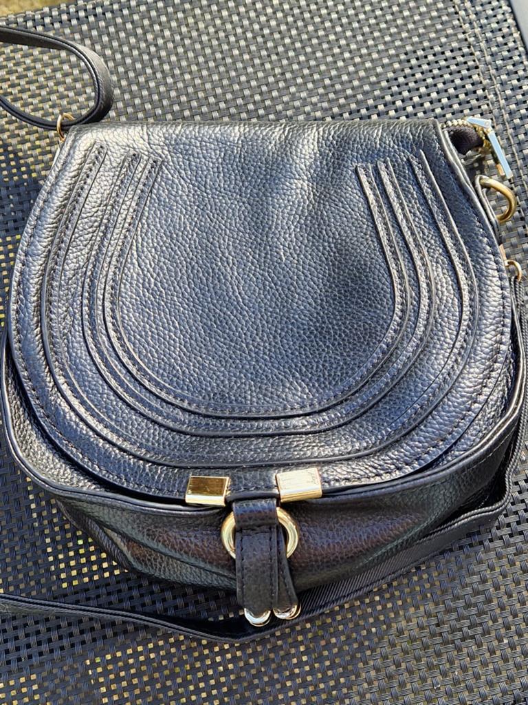 Zwart leer marcie schoudertas saddlebag nieuw, Ophalen of Verzenden, Nieuw, Zwart, Schoudertasje