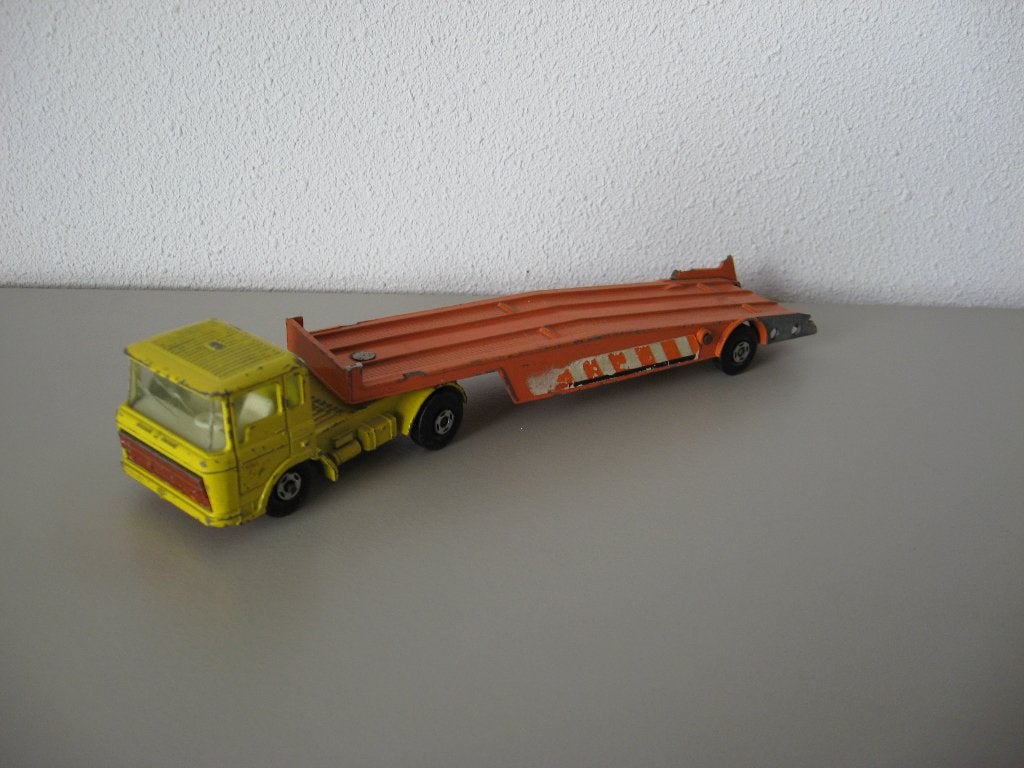 DAF autotransporter, Ophalen of Verzenden, Gebruikt, Bus of Vrachtwagen, Matchbox