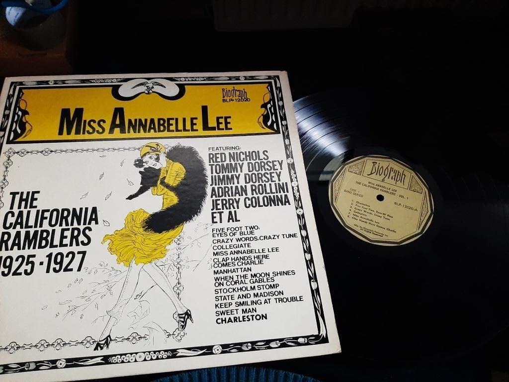 The California Ramblers-Miss Annabelle Lee 1925-1927 BigBand, Cd's en Dvd's, Vinyl | Jazz en Blues, Ophalen, Gebruikt, 1980 tot heden