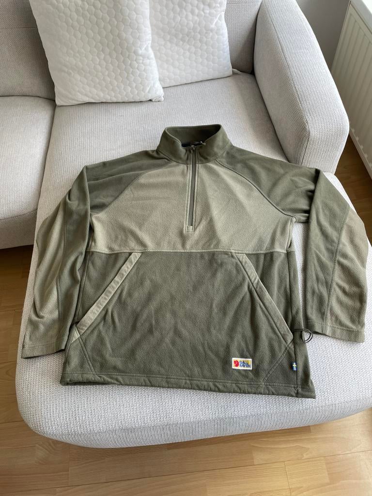 Fjallraven fleece half zip M voor heren, Kleding | Heren, Ophalen of Verzenden, Zo goed als nieuw, Groen