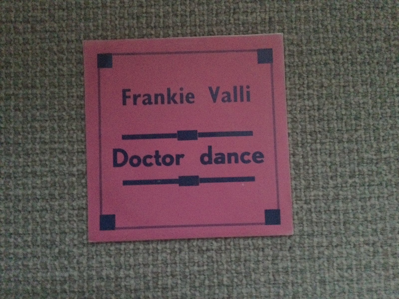 Frankie Valli - Doctor dance, Gebruikt, Pop, 7 inch, Ophalen of Verzenden