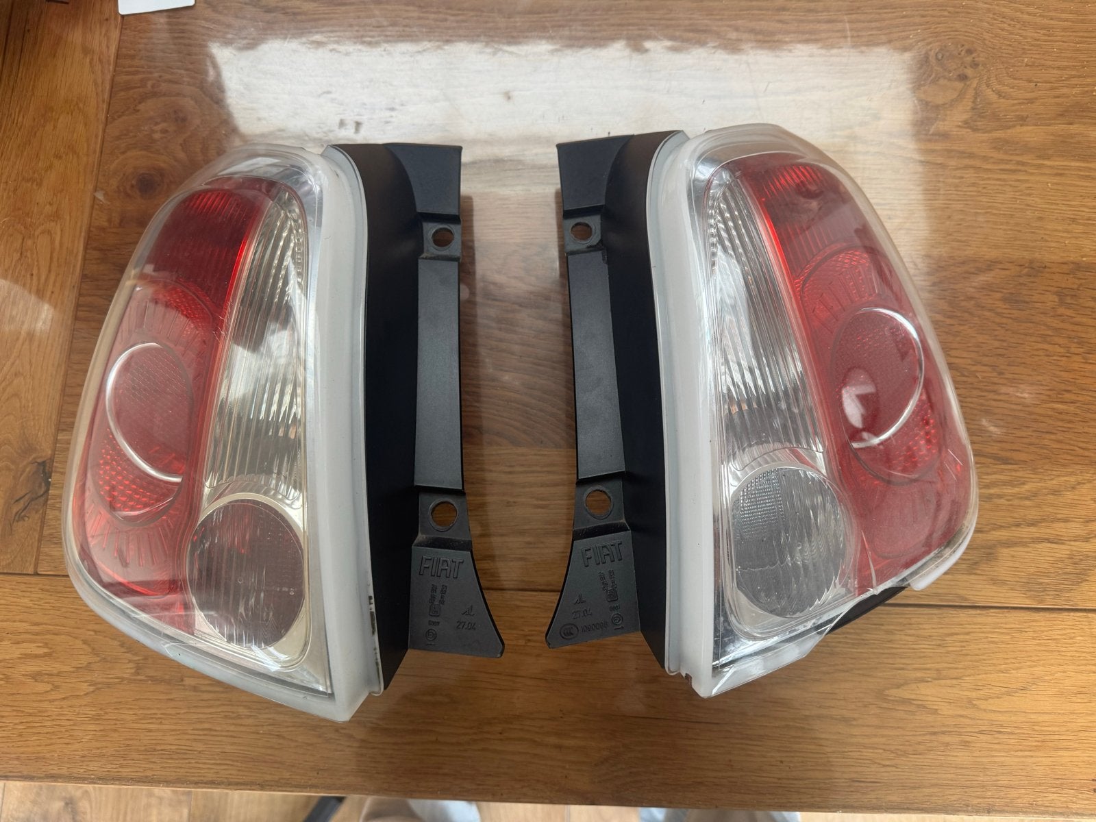 Fiat 500 achterlichten (set, rechter gescheurd), Auto-onderdelen, Ophalen of Verzenden, Gebruikt, Fiat