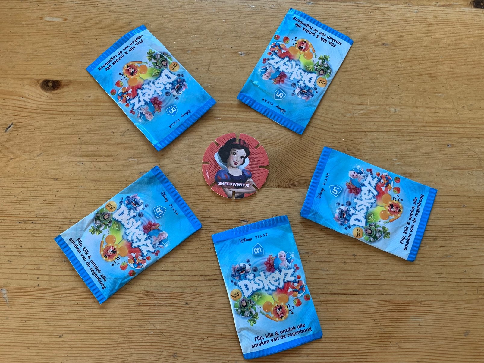 6 AH Albert Heijn Disney Pixar DisKeyz, Albert Heijn, Verzenden