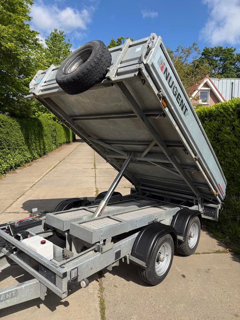Kipper nugent 3500 kg aluminium oprijplaaten, Ophalen of Verzenden, Zo goed als nieuw