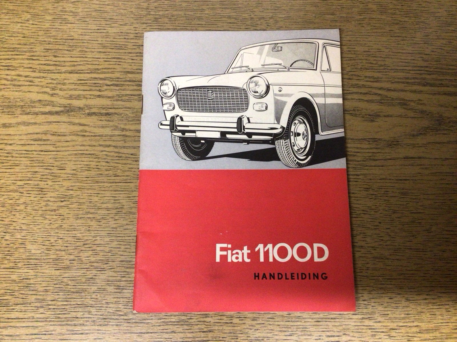 Fiat 1100D Handleiding - Eerste Druk Feb. 1963, Ophalen of Verzenden, Gelezen, Overige merken