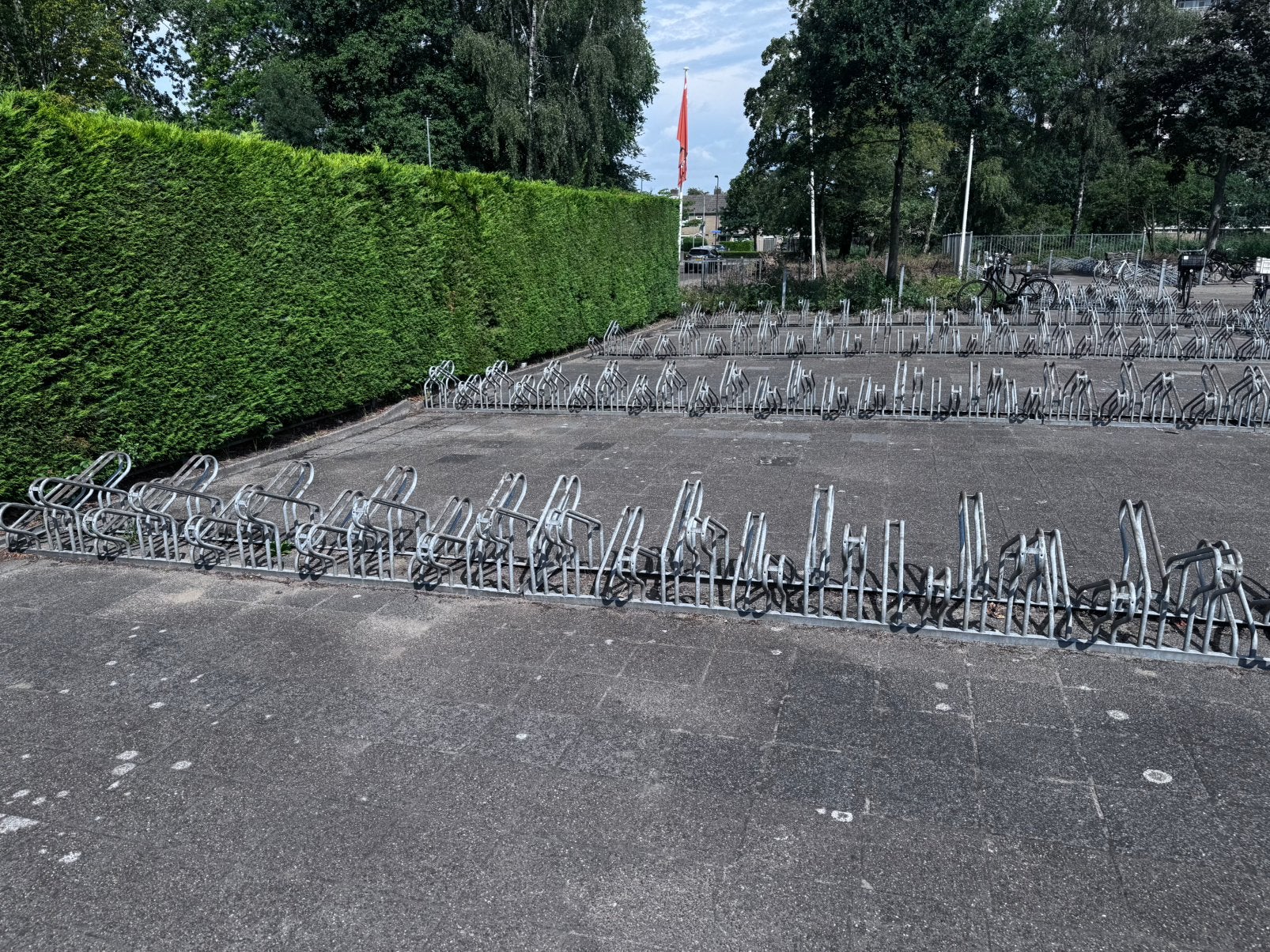 Gegalvaniseerde fietsen rek fietsenrekken, Ophalen, Gebruikt