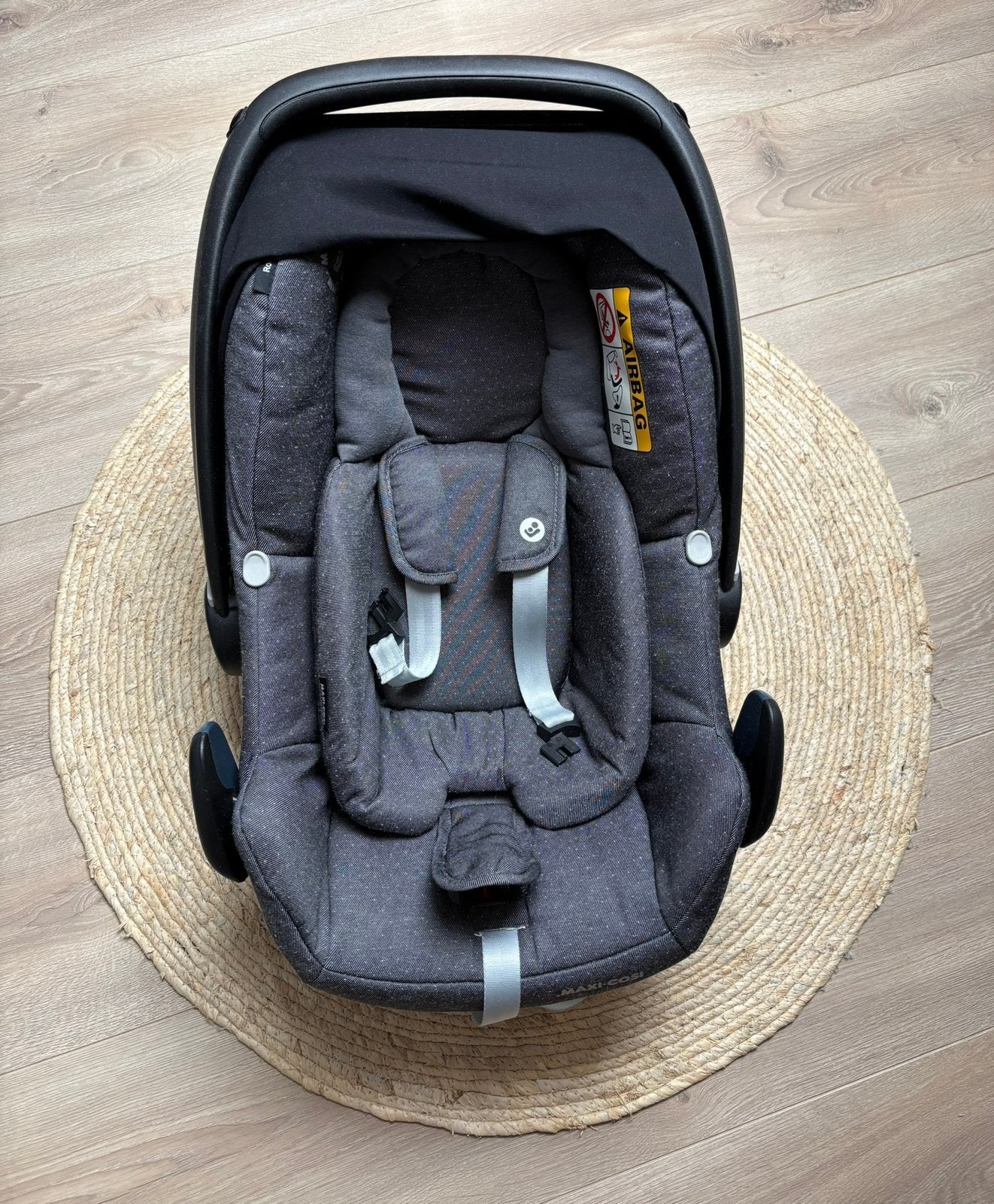 Maxi Cosi Rock Sparkle Grey, Ophalen, Autogordel of Isofix, Zijbescherming, Zo goed als nieuw