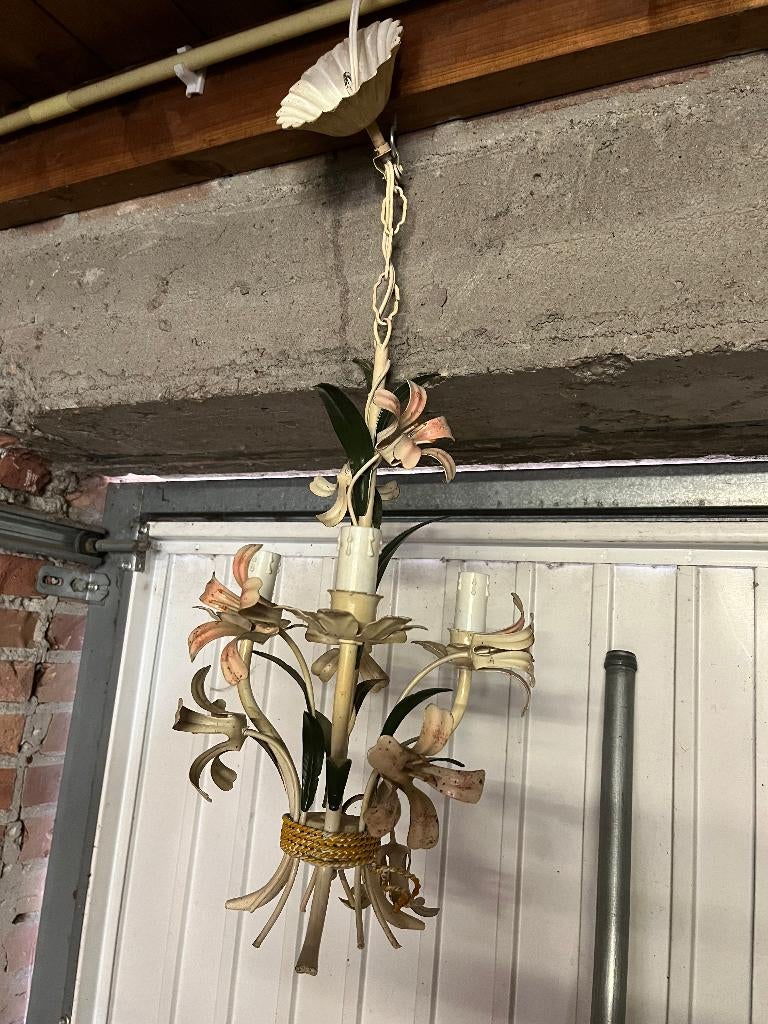 brocante hanglamp, Ophalen