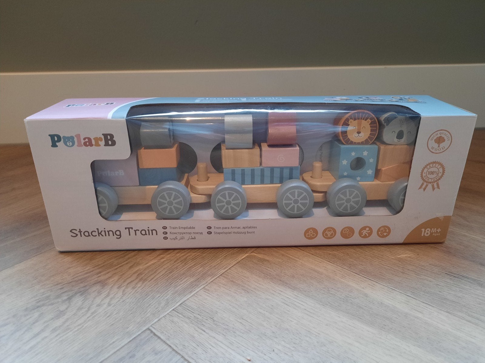 Houten trein nieuw in doos, Ophalen of Verzenden, Nieuw