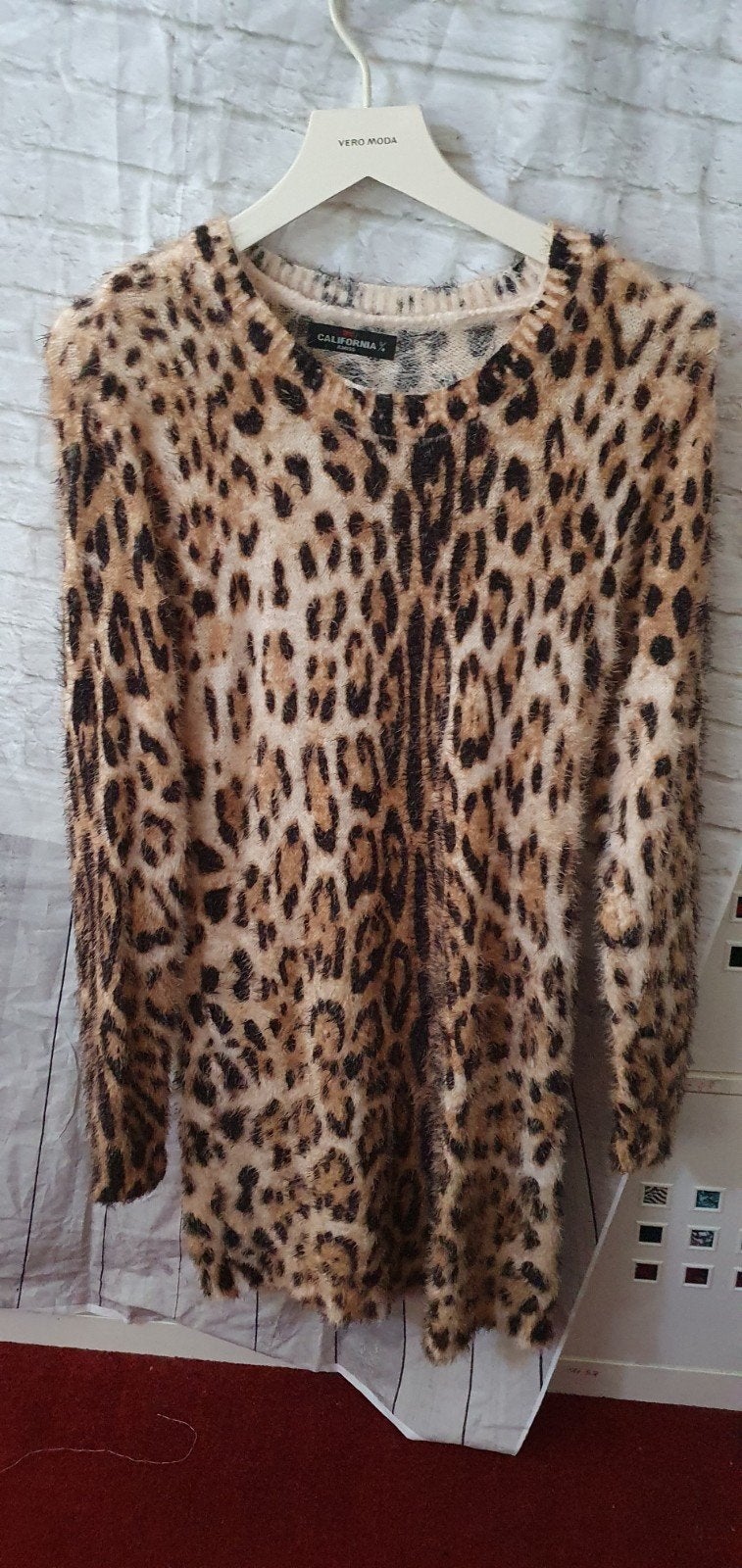 Nieuwe Leopard Print Trui - Maat M, Maat 38/40 (M), Verzenden, Nieuw, Bruin