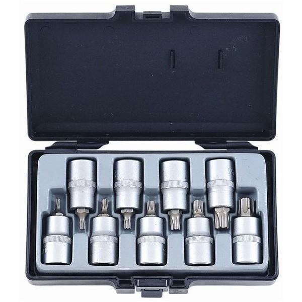 Doppenset Torx 9 Delig 1/2\" Force, Auto diversen, Autogereedschap, Ophalen of Verzenden, Nieuw