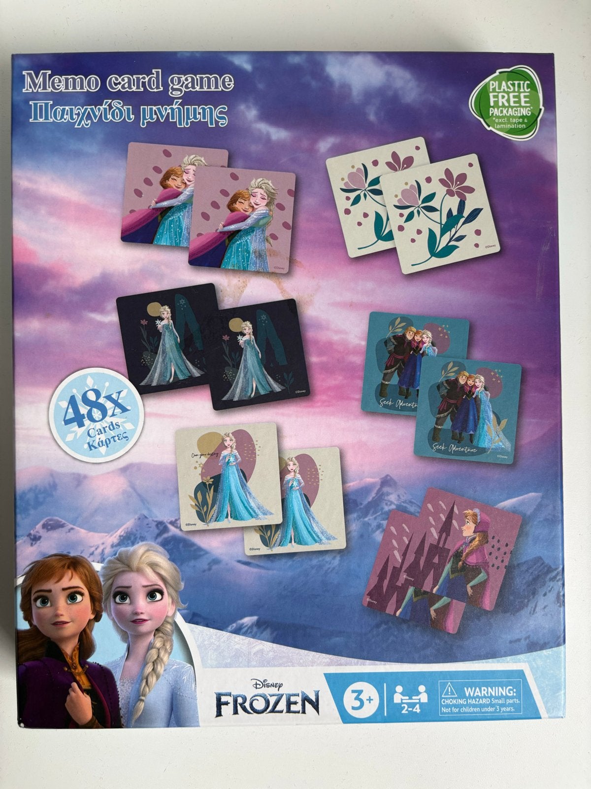 Disney Frozen Memory - 48 kaarten, Ophalen of Verzenden, Gebruikt