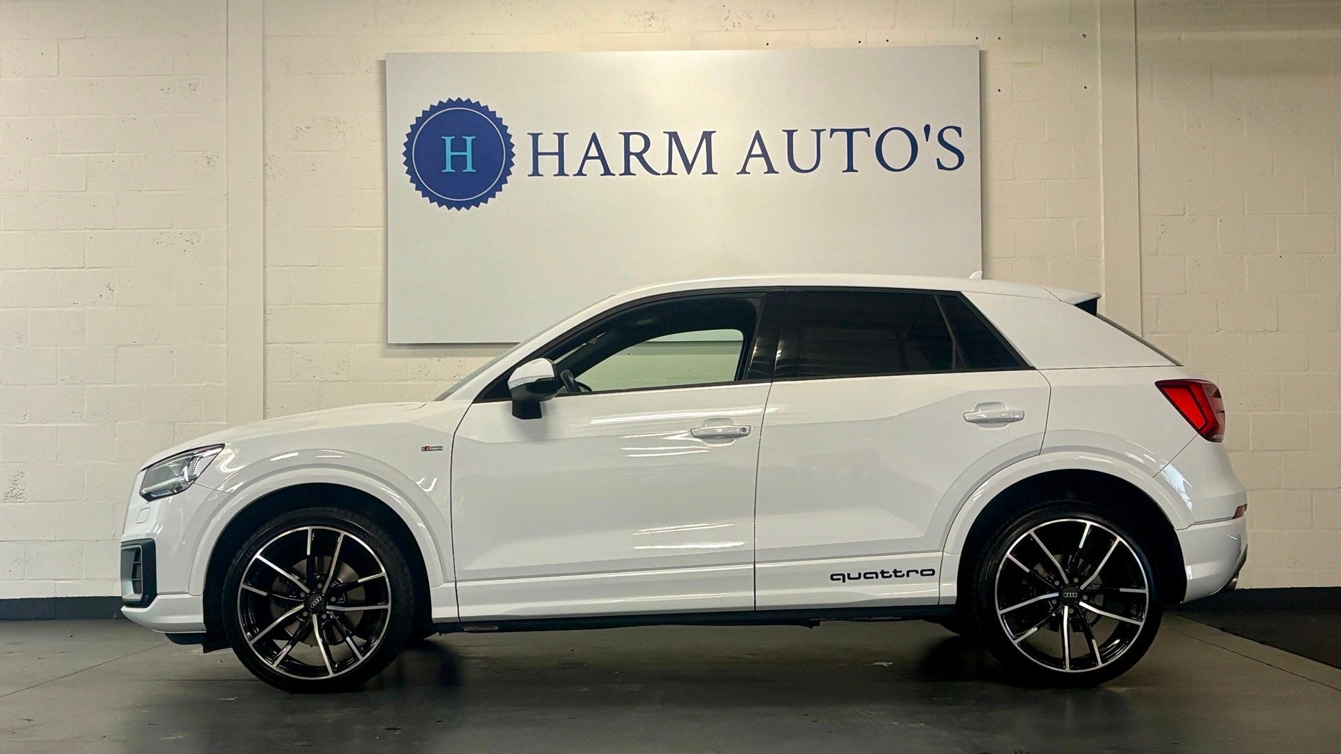 Audi Q2 2.0 TFSI quattro S Line 190pk Automaat Navi / LED /, Automaat, Gebruikt, 1984 cc, Leder en Stof