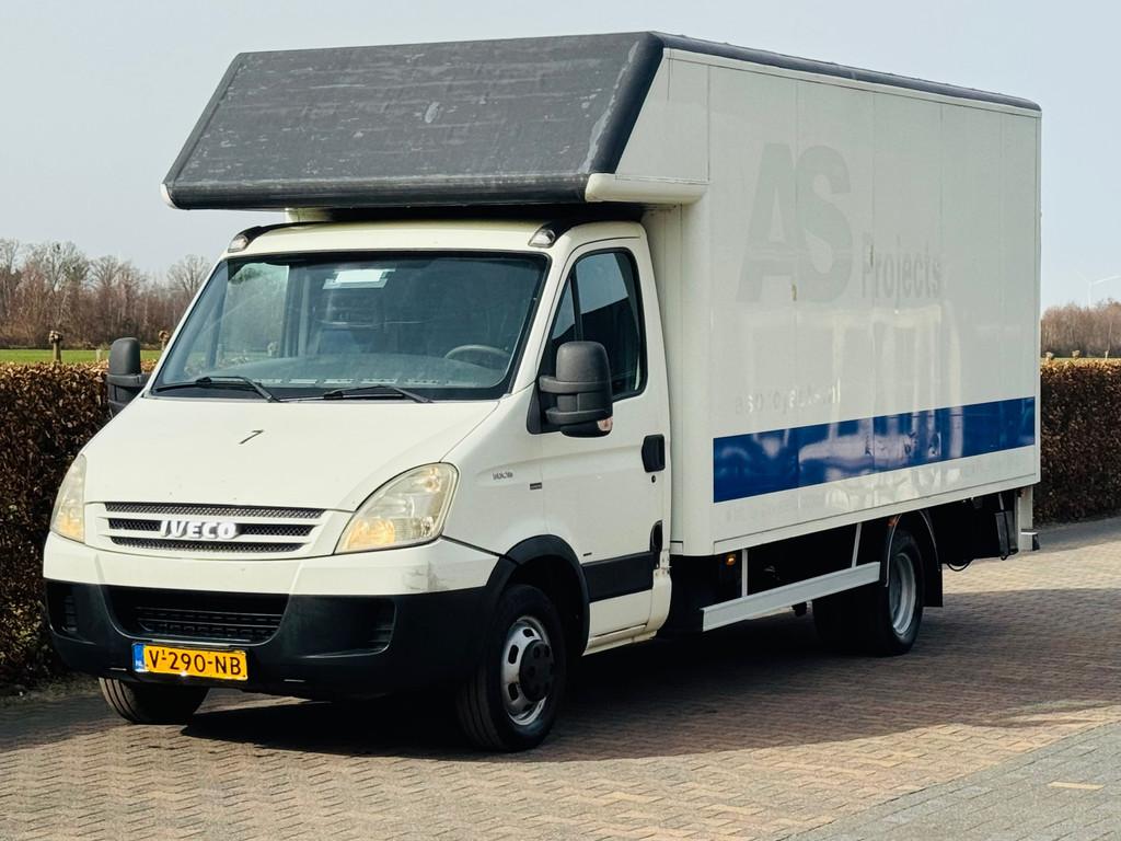 Iveco Daily 50C18 AIRCO MEUBELBAK LAADKLEP, Auto's, Gebruikt, 4 cilinders, Iveco, Wit
