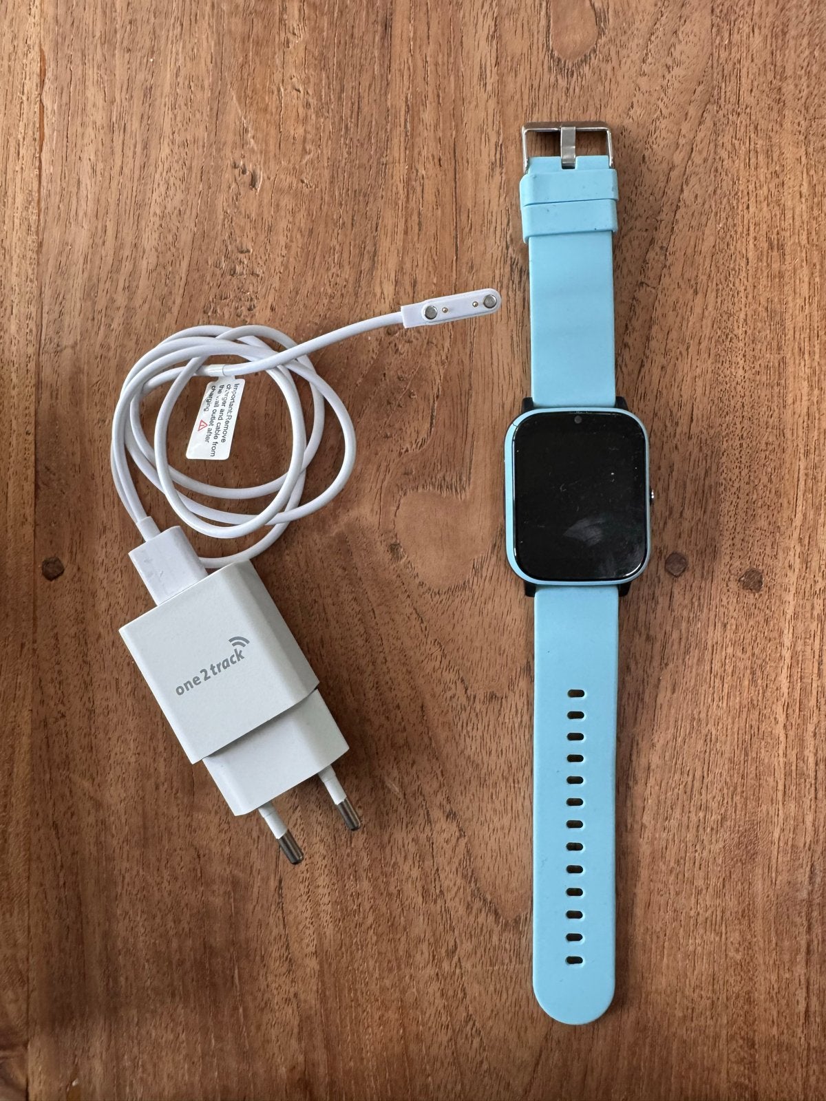One2track GPS Horloge - Blauw (Kinder Smartwatch), Blauw, Ophalen of Verzenden, Zo goed als nieuw, GPS