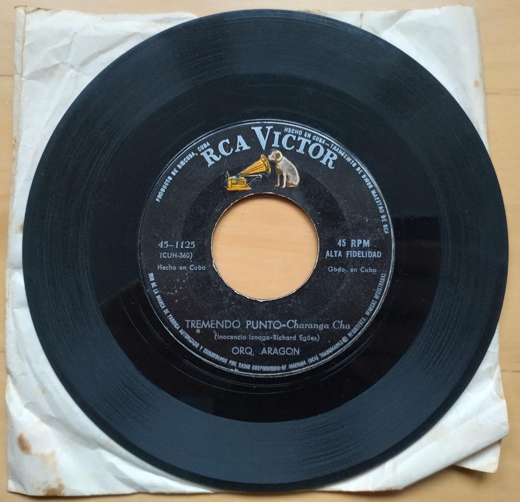 7" Orquesta Aragon - Tremendo Punto Cuba RCA Victor 45-1125, Latin en Salsa, Gebruikt, 7 inch, Single