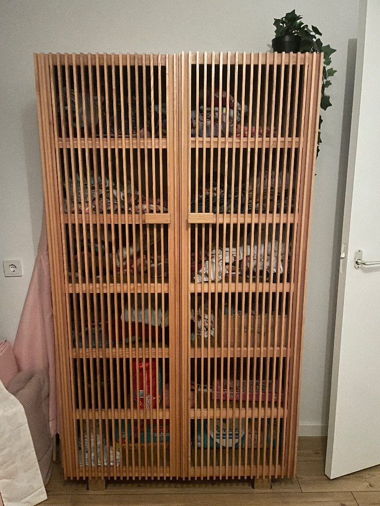 Brindisi kast naturel, Huis en Inrichting, Kasten | Wandmeubels, Ophalen, Met plank(en), Zo goed als nieuw, Minder dan 150 cm