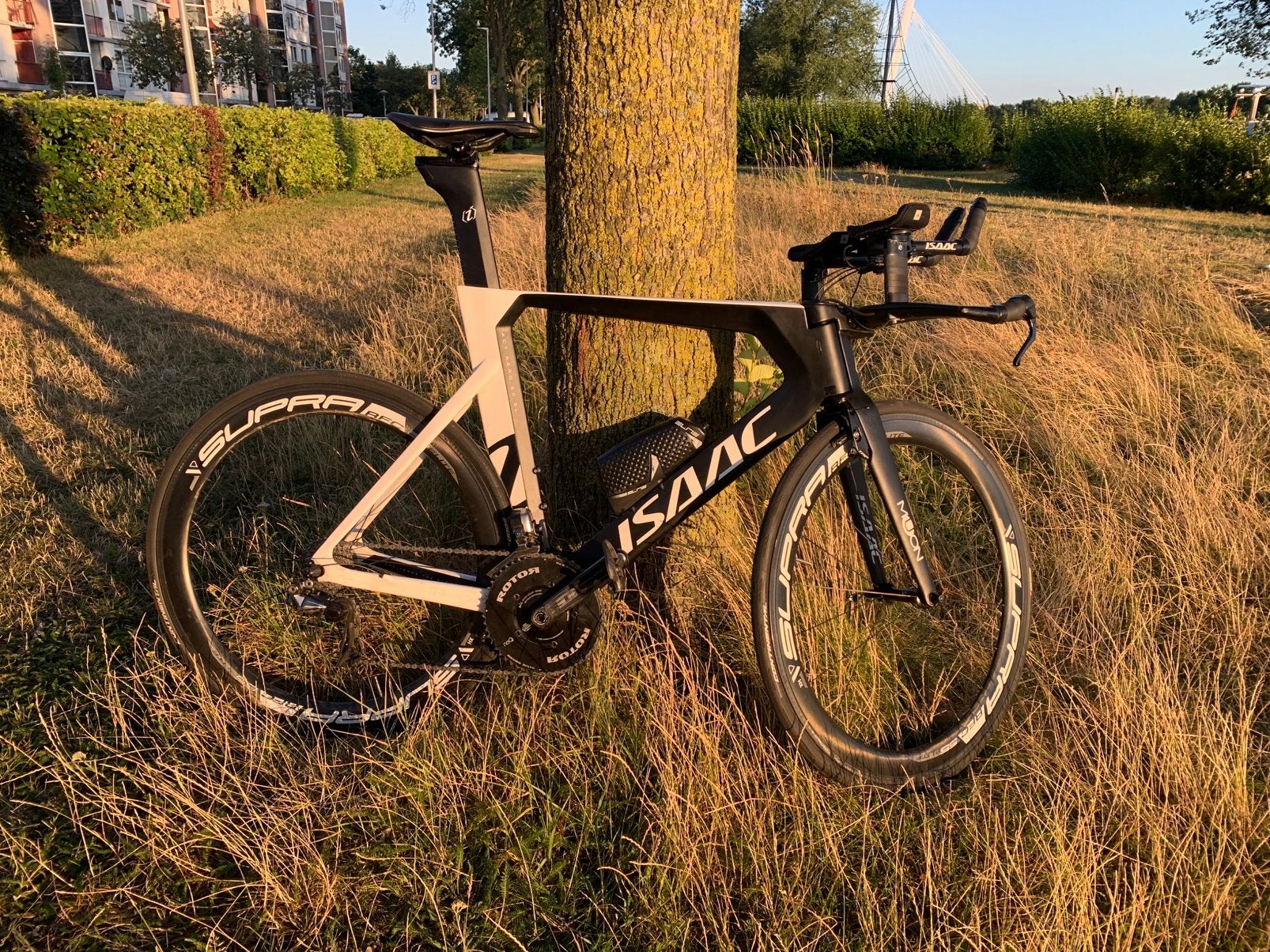 Isaac Muon Tijdrit / Triathlonfiets 60 (XL), Carbon, Zo goed als nieuw, 57 tot 61 cm, Meer dan 20 versnellingen