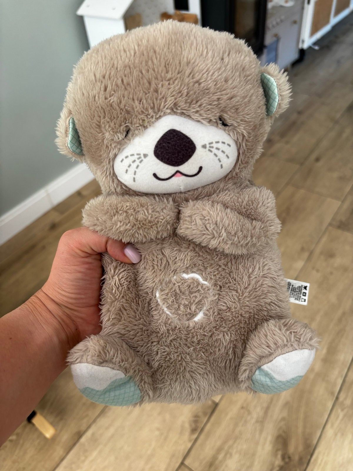 Fisher-Price Otter Slaapmaatje met hartslag en muziek, Ophalen, Zo goed als nieuw, Overige typen, Met licht
