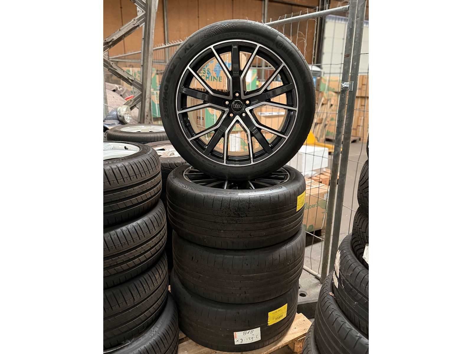 Audi Q8 / Q7 4M velgenset 22 “ inch, Auto's, Gebruikt, Overige carrosserieën, Q8, Overige brandstoffen