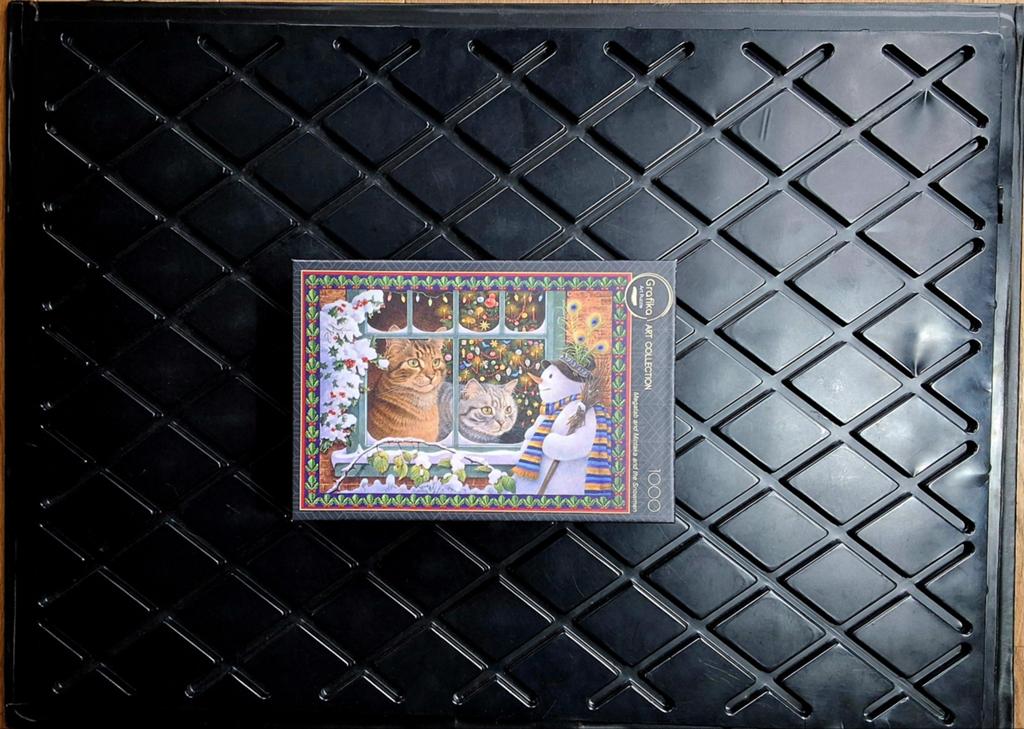 Grafika Puzzel - Megtab & Mintaka and the Snowman, Verzenden, 500 t/m 1500 stukjes, Zo goed als nieuw, Legpuzzel