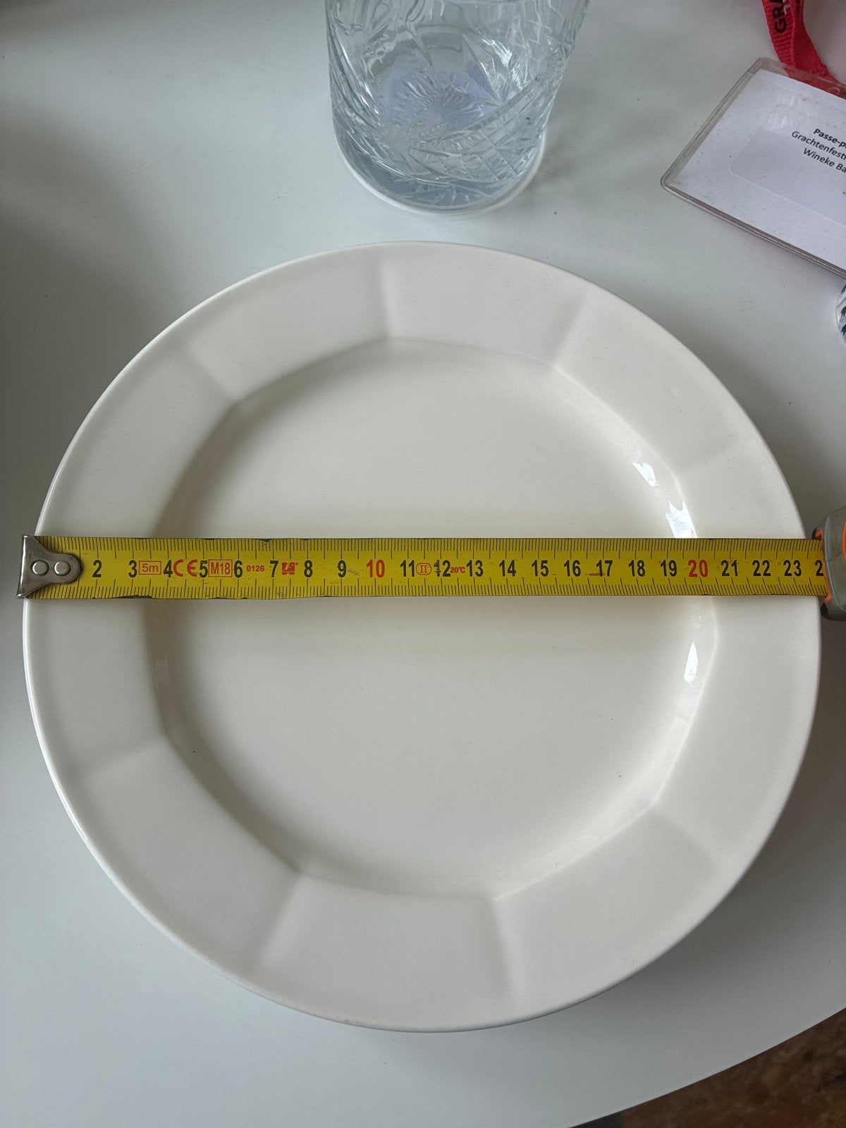 Villeroy & Boch GEO bord - 23 cm (2x), Villeroy & Boch, Ophalen of Verzenden, Zo goed als nieuw, Bord(en)