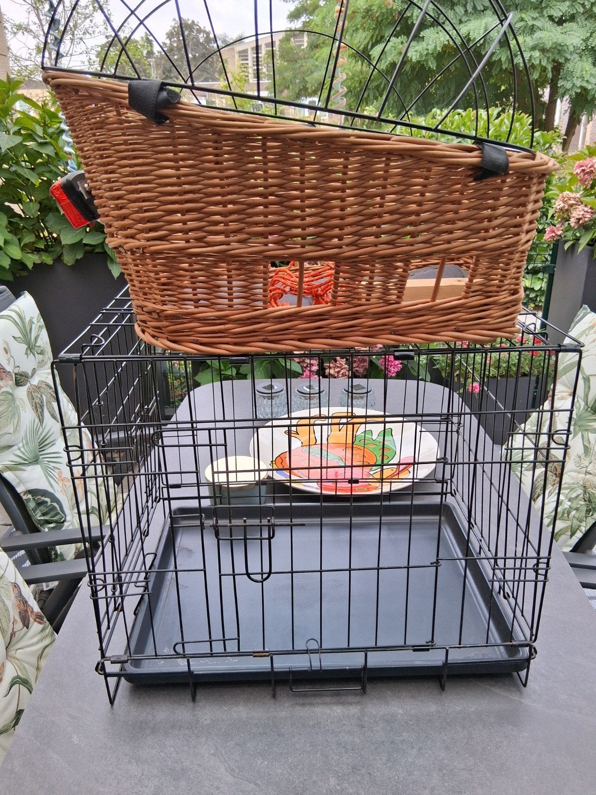Bench en Fietsen mand, Ophalen of Verzenden, Zo goed als nieuw