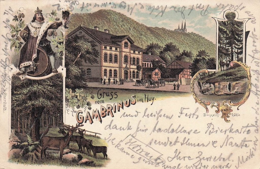 703-116-023 Gambrinus Huy, Verzamelen, Ophalen of Verzenden, Voor 1920, Overig Europa