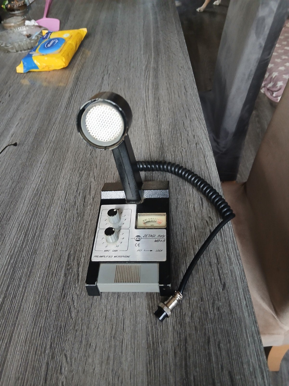 Zetagi MB+5 Basisstation Microfoon, Ophalen of Verzenden, Gebruikt