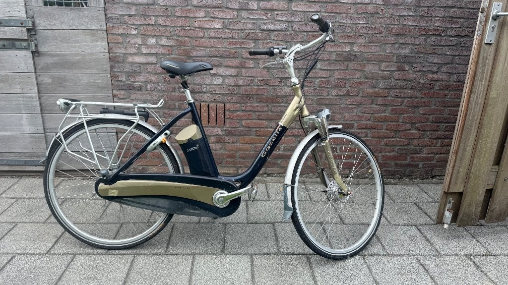 Gazelle Herenfiets, Fietsen en Brommers, Fietsen | Heren | Herenfietsen, Ophalen, Gebruikt, Schijfrem, 65 cm of meer
