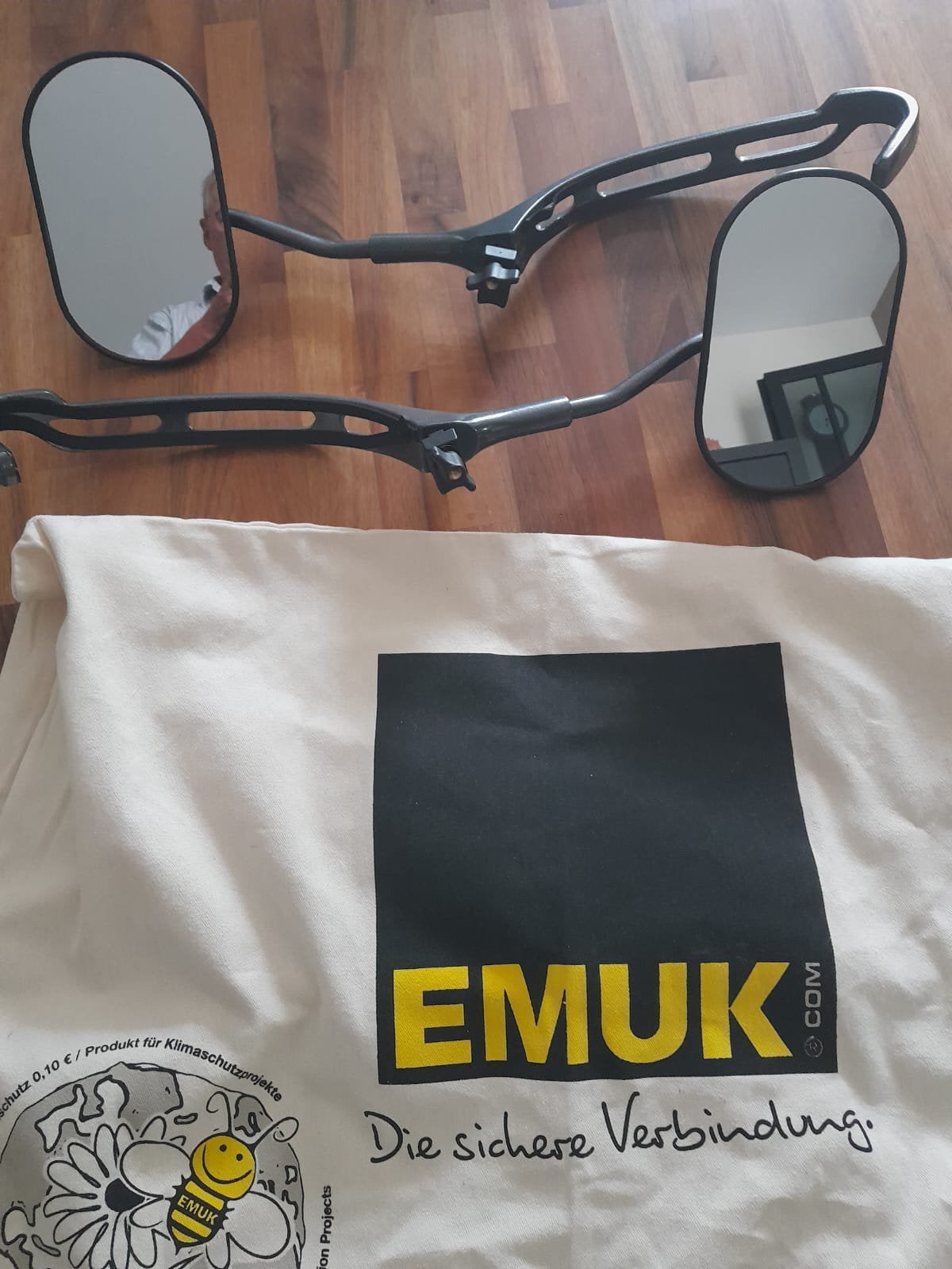 Z.g.a.n. caravanspiegel Emuk, Ophalen, Zo goed als nieuw