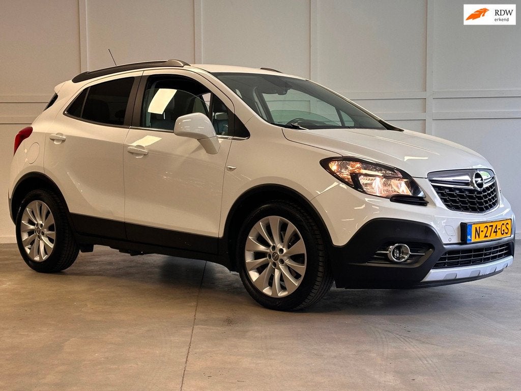 Opel Mokka 1.4 T Cosmo / Automaat / Leer / Stoelverwarming /, 15 km/l, Gebruikt, Euro 6, Wit