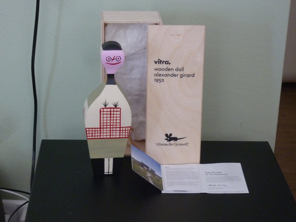 Wooden doll 8, Hout, Meerkleurig, Verzenden, Overige stijlen