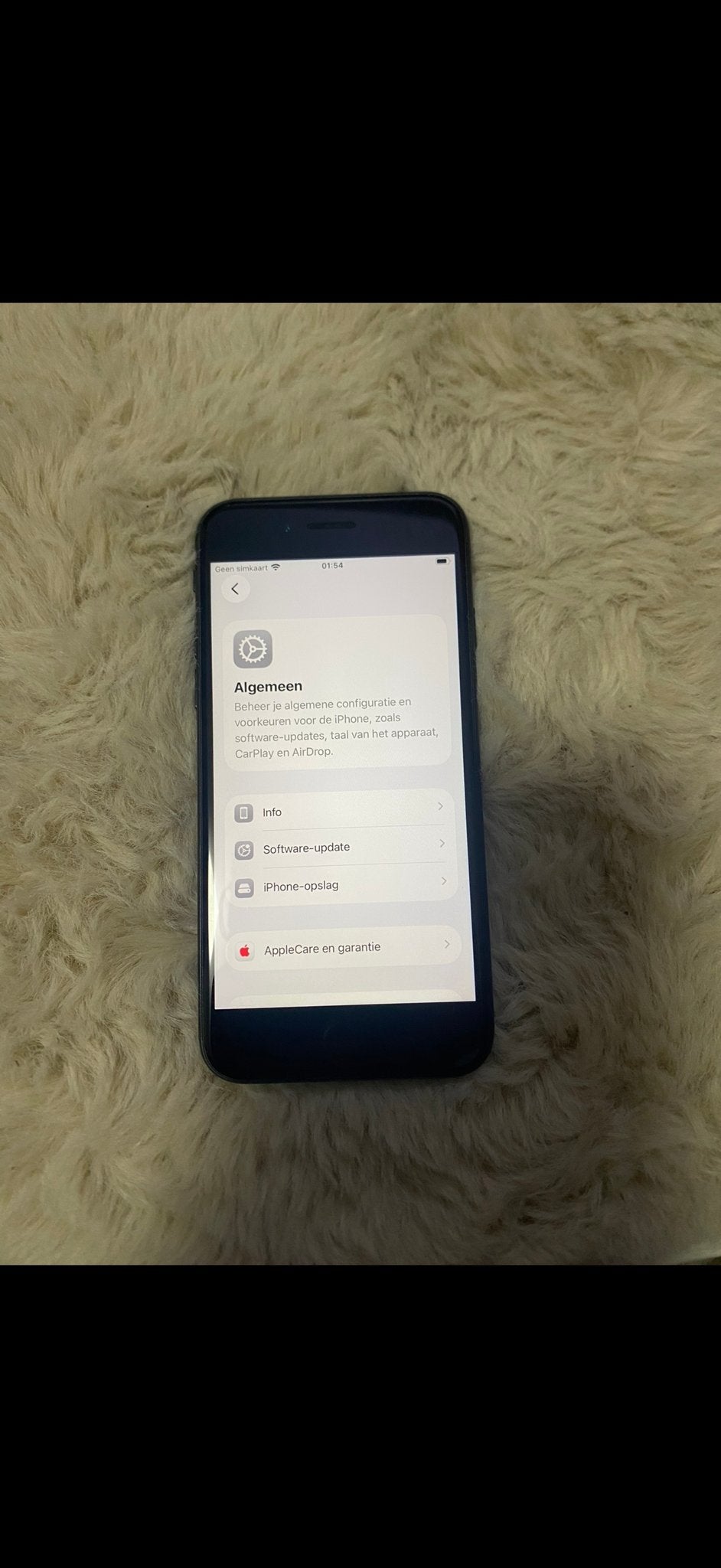 iPhone SE (2020) 64GB Zwart - Goede staat, Telecommunicatie, Mobiele telefoons | Apple iPhone, Zwart, Ophalen of Verzenden, Zo goed als nieuw