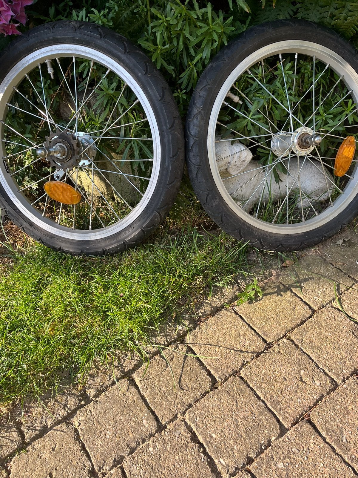 2 kinder fietsen wielen 16 inch, Ophalen, Zo goed als nieuw, 16 tot 20 inch