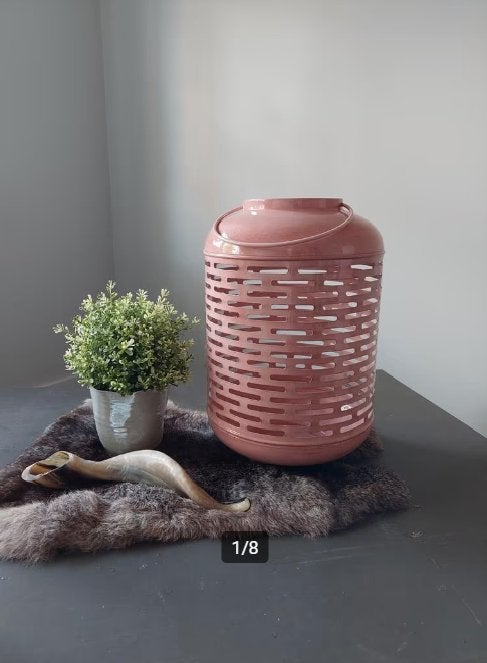 Windlicht Luzia XL pink Imbarro 35 cm hoog - NIEUW - koopje!, Windlicht, Overige merken, 35 cm, Nieuw