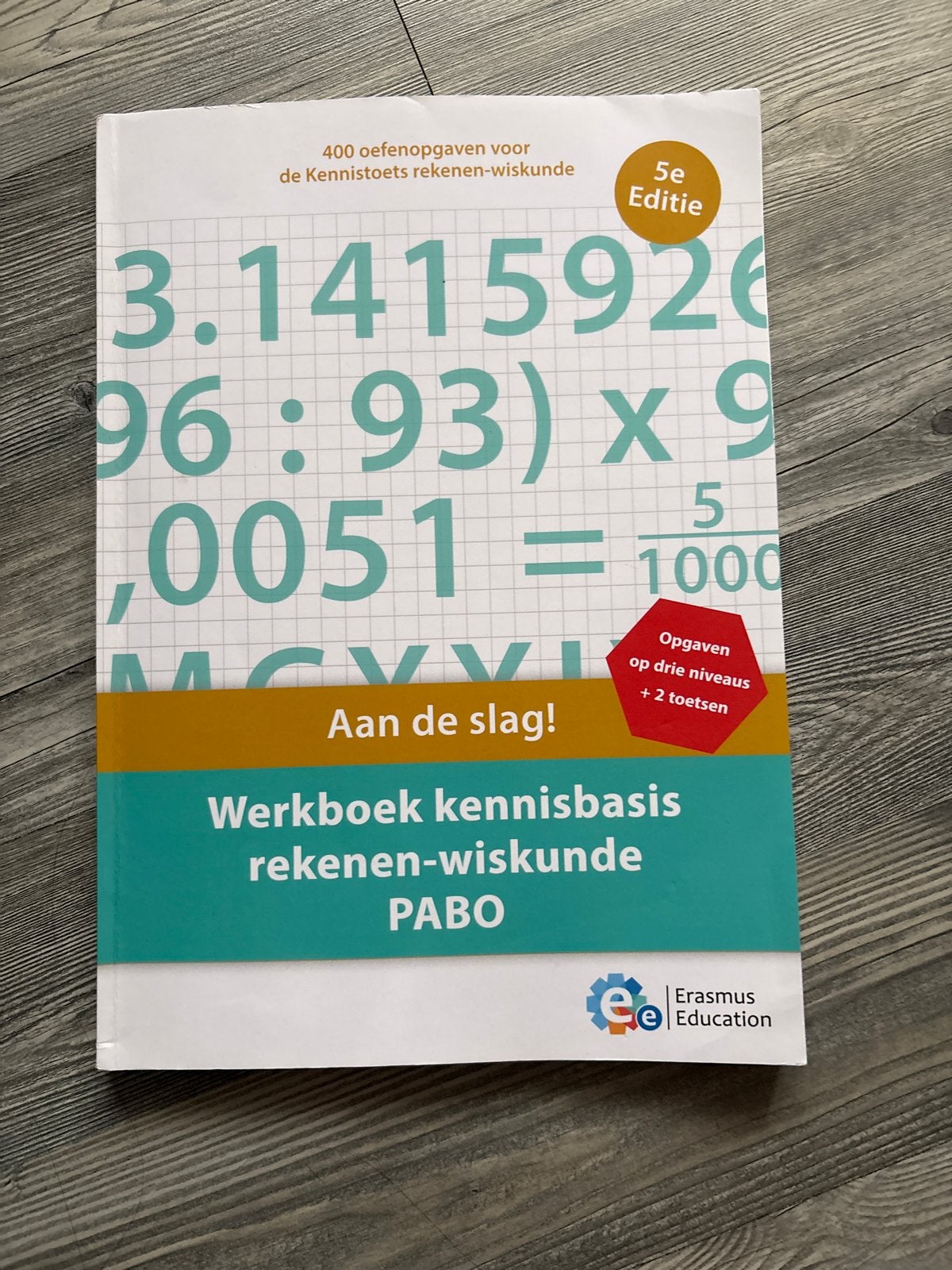 Werkboek Kennisbasis Rekenen-Wiskunde PABO 5e Editie, Verzenden, Beta, Gelezen, HBO