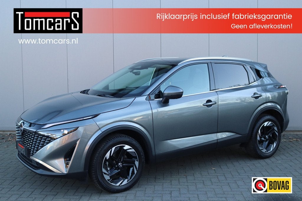 Nissan QASHQAI 1.3DIG-T MHEV 158PK Automaat N-Connecta Panor, 12 maanden, Euro 6, 4 cilinders, Leder en Stof